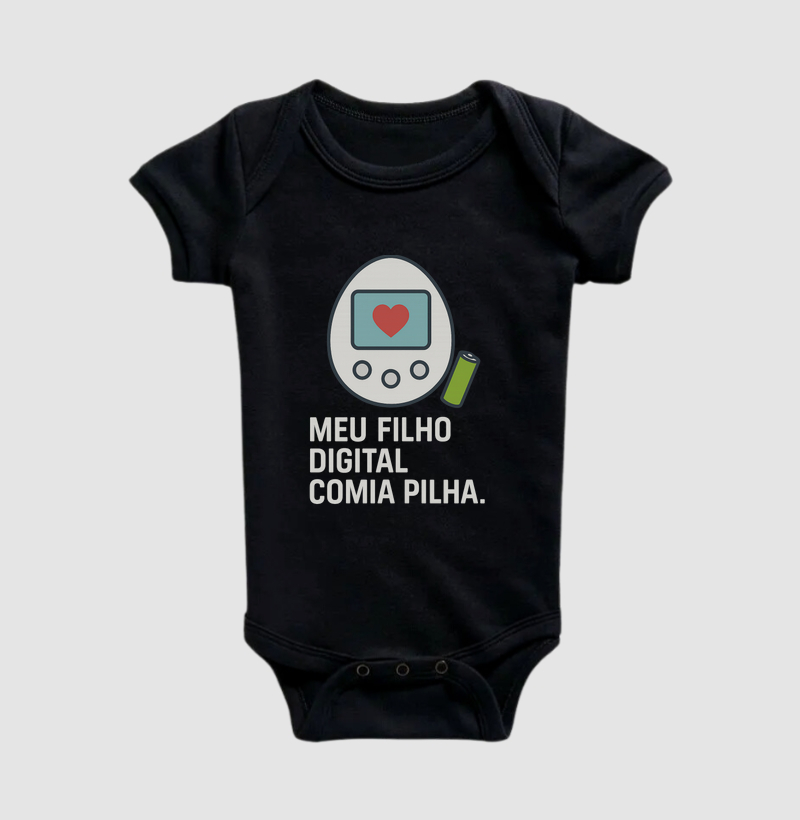 Meu filho digital comia pilha