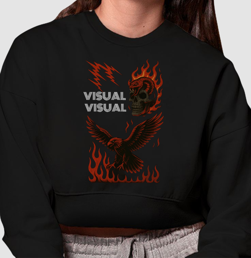 Cropped Moletom - VN Collection