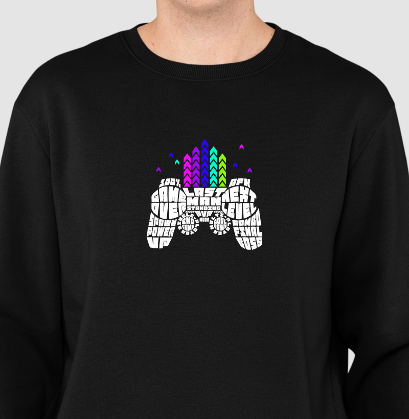 Moletom Slim “Controle Gamer”