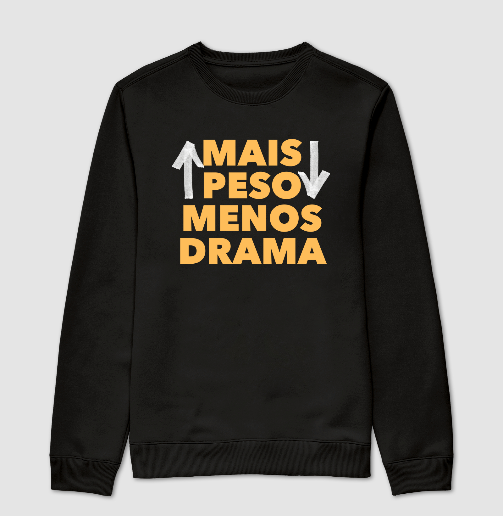 Mais peso, menos drama. 