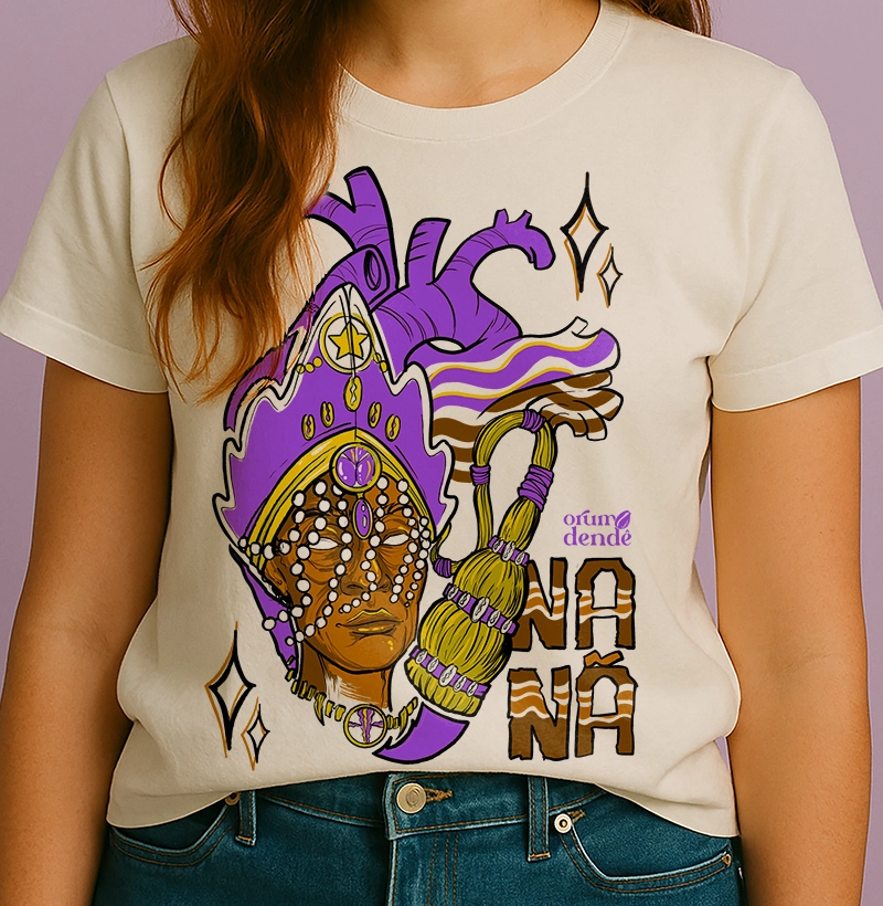 Camiseta Nanã – Força Ancestral das Águas Paradas