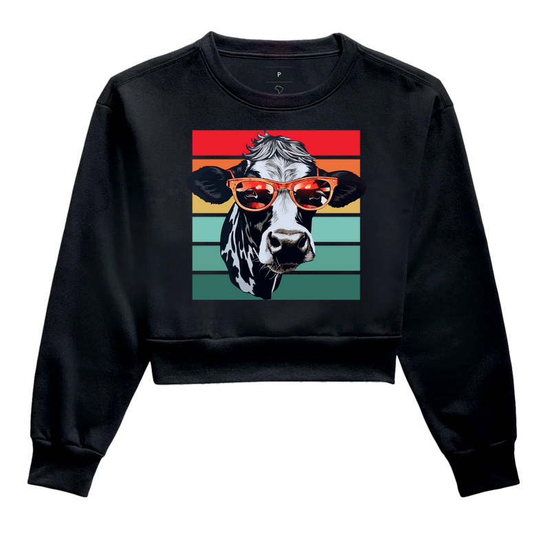moletom cropped - Óculos escuros