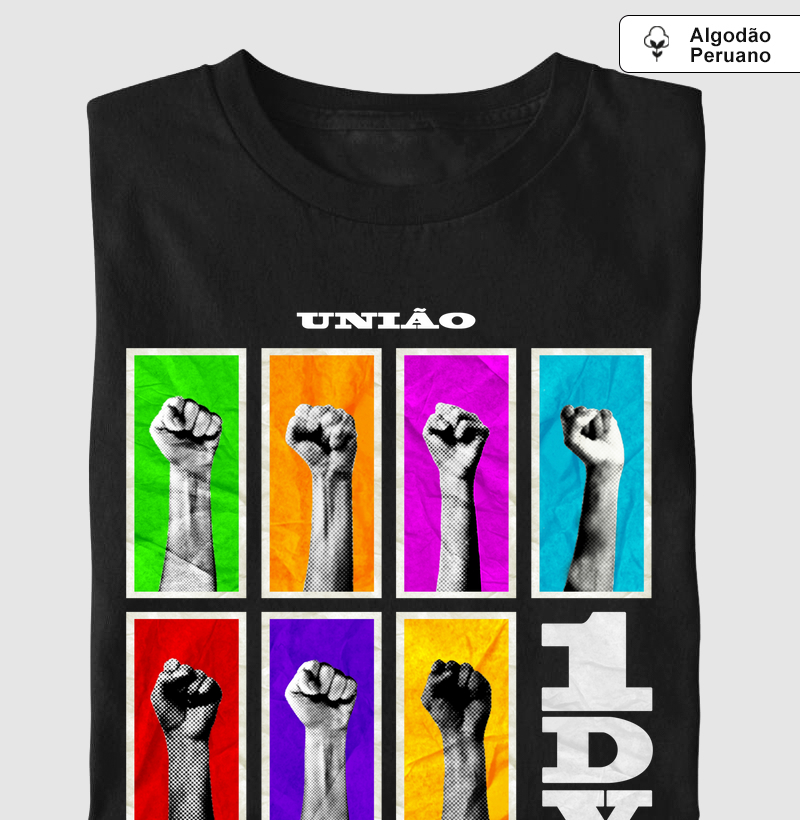 Camiseta Algodão Peruano União Collab 1DV - União 