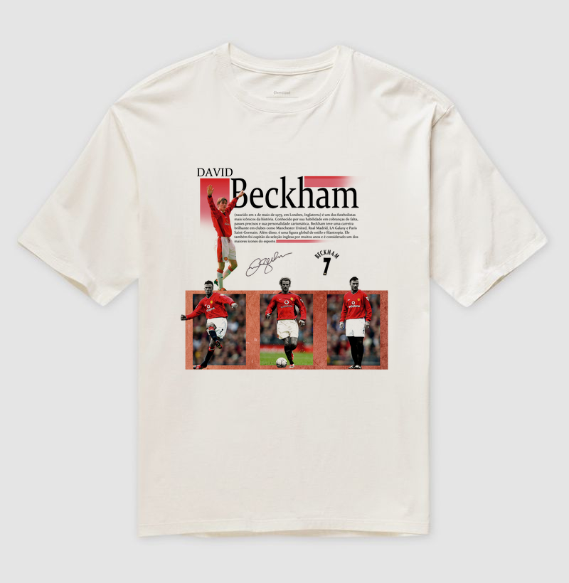 Camiseta David Beckham | Ídolo do Manchester United