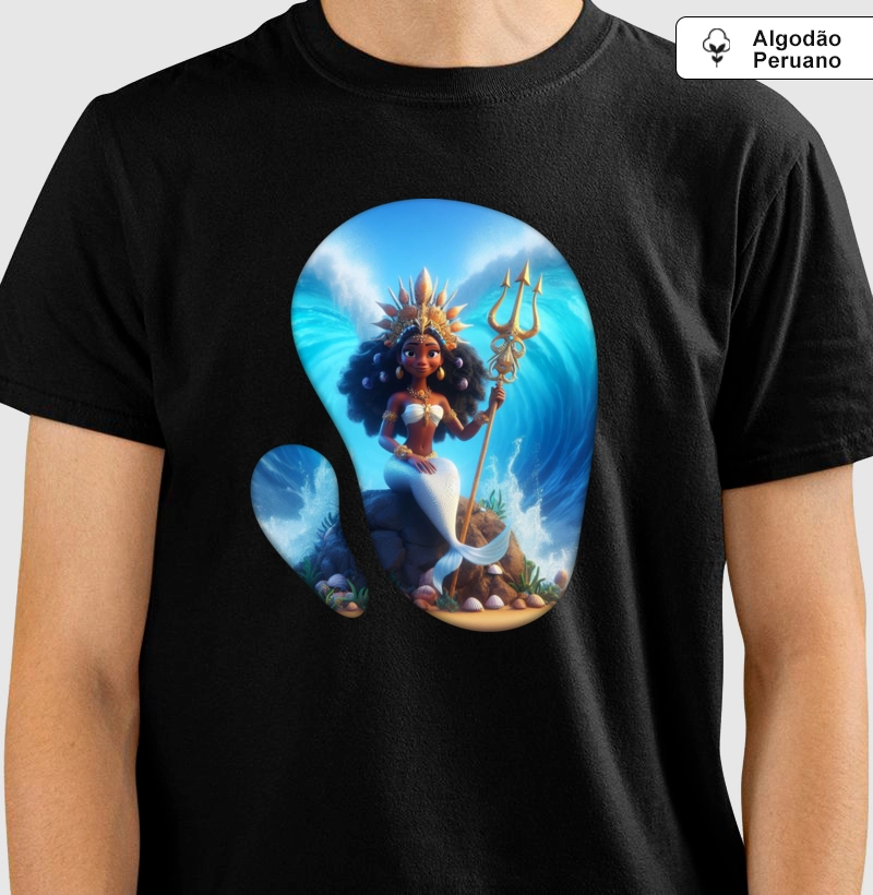 Camiseta Algodão Peruano - Premium - Yemanja II