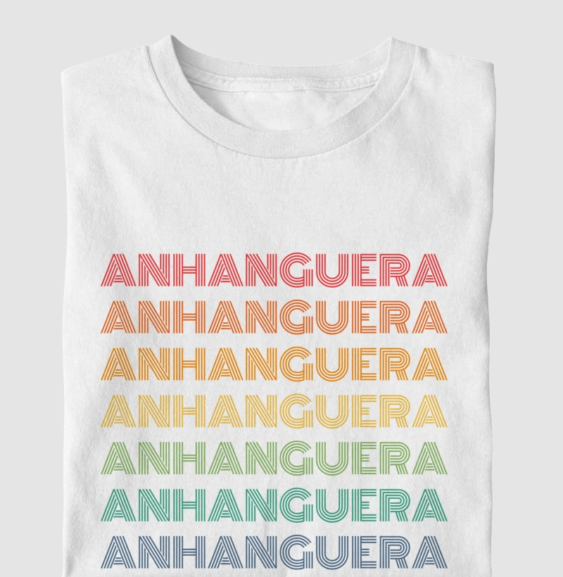 Anhanguera Letreiro Retrô