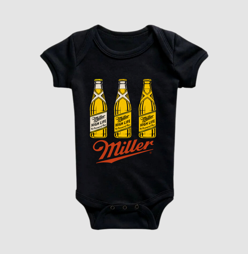 Body Infantil Old Country Cerveja Miller Magnata556
