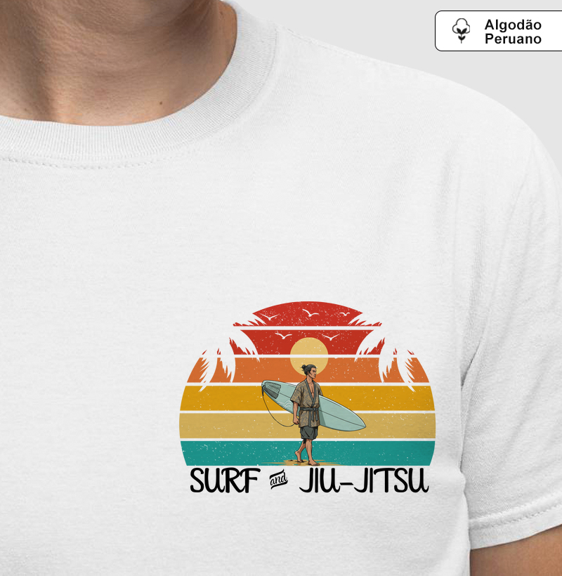 Surf e Jiu-Jitsu - Algodão Peruano