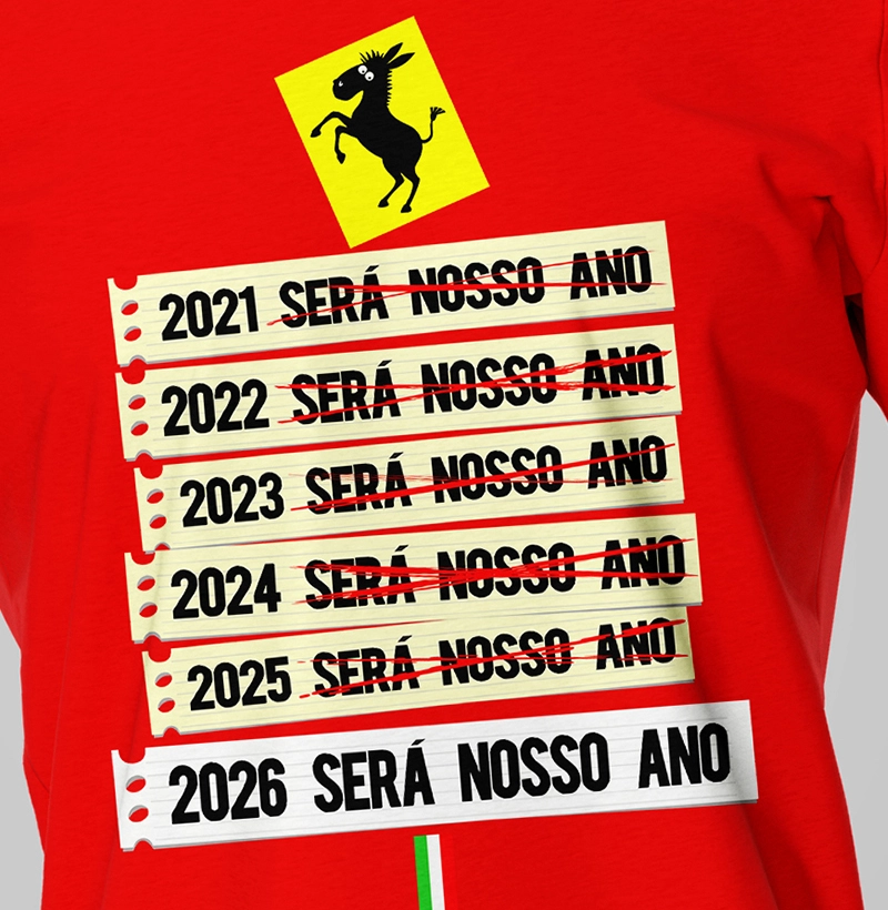 Camiseta "Agora Vai"