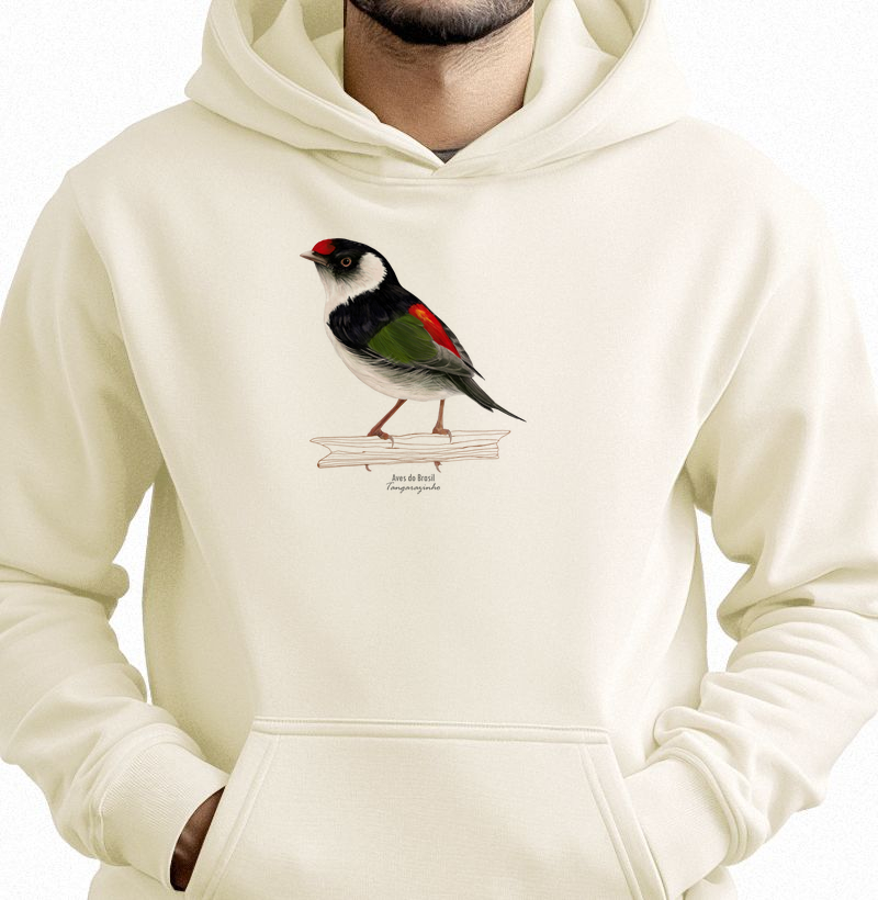 Aves do Brasil - Tangarazinho - Moletom Hoodie