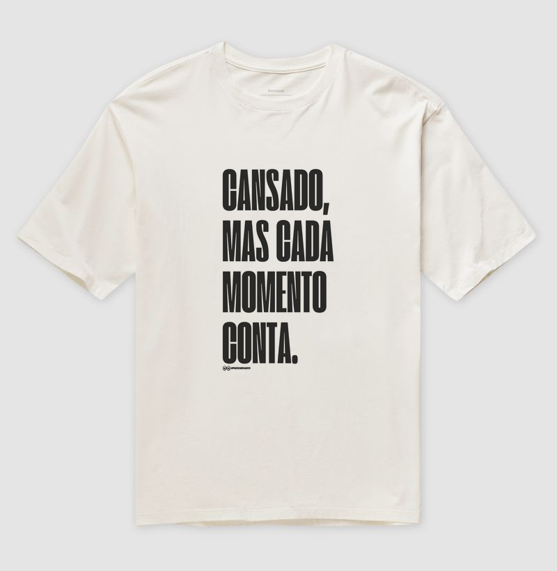 Cansado, mas...