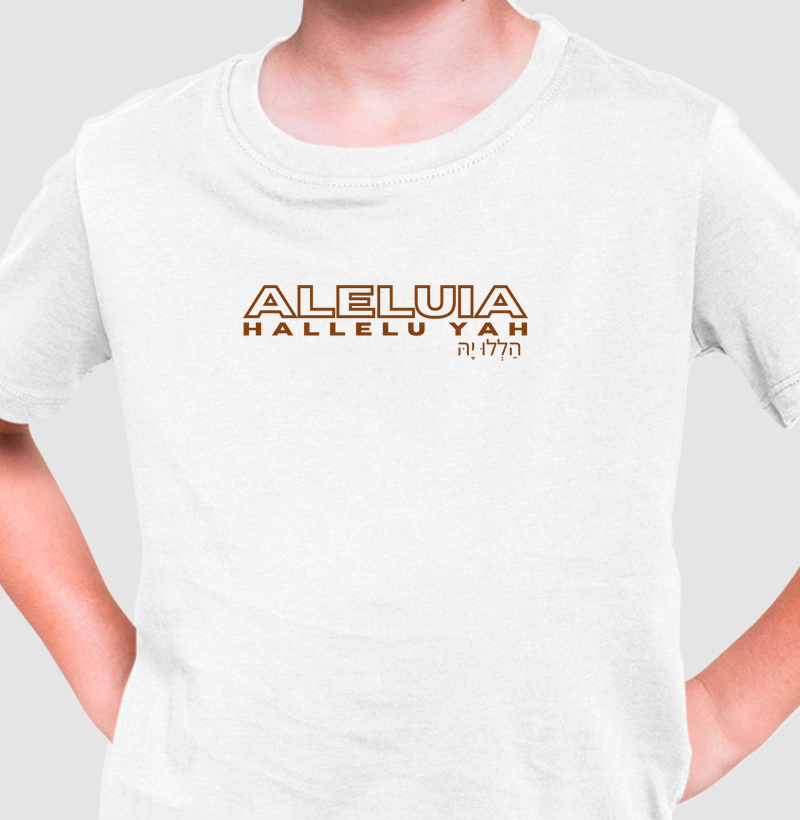Camiseta Infantil Aleluia