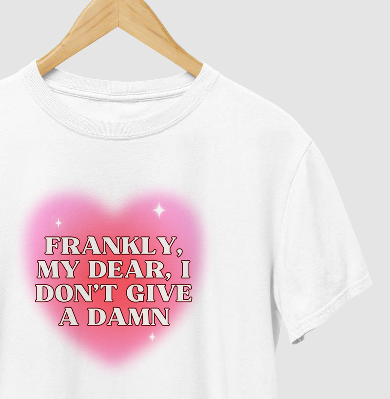 Camiseta E o Vento Levou - I Don't Give a Damn 