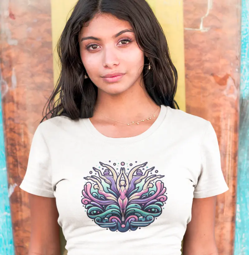 Elegância Sincronizada V3 | Graça em Movimento | Camiseta de natação sincronizada