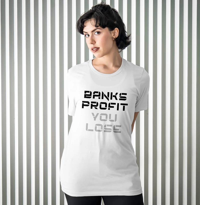 T Shirt Unissex Banks Profit