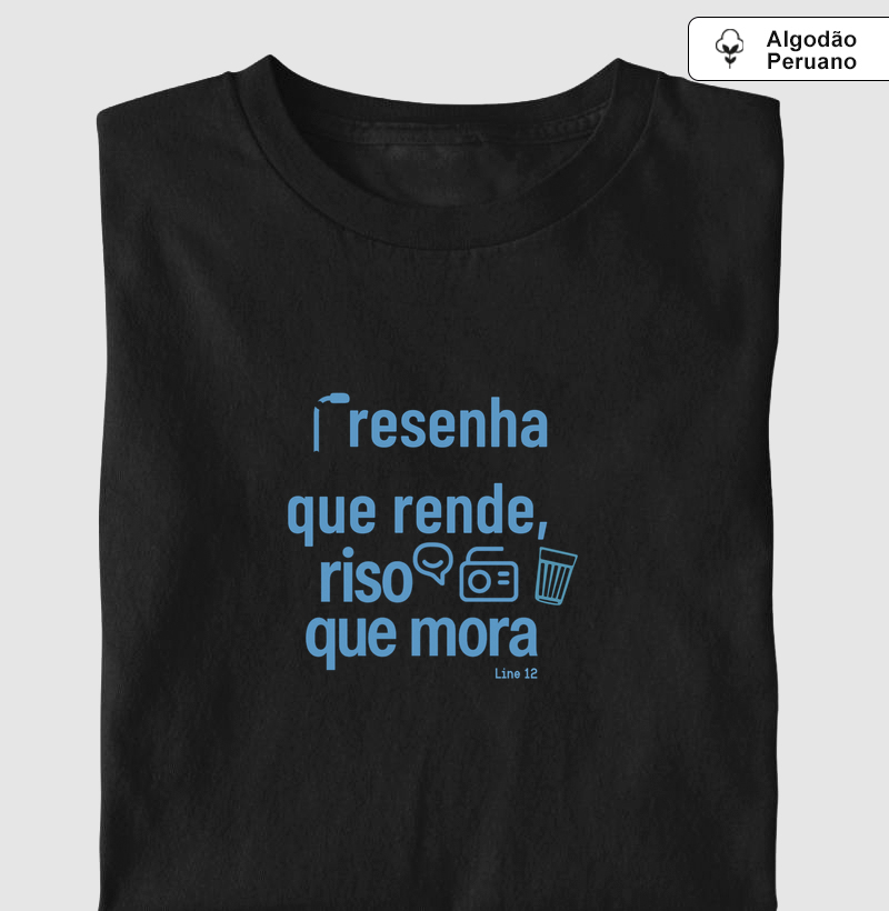 RESENHA QUE RENDE, RISO QUE MORA