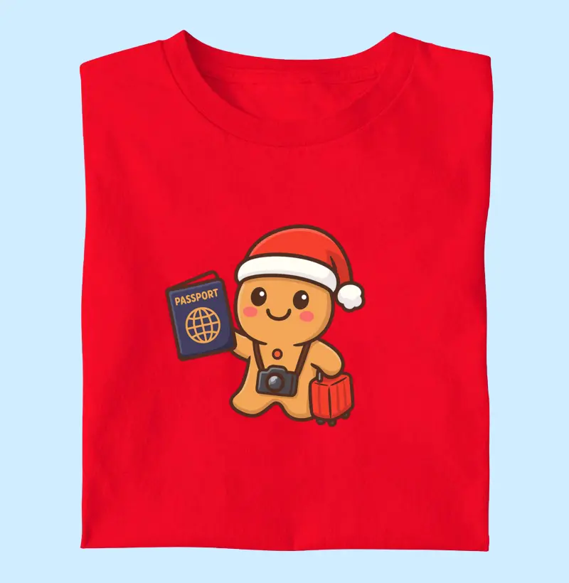 Biscoito natalino viajante