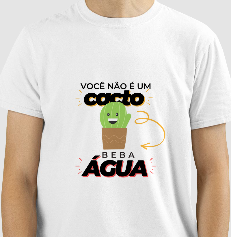 Camiseta Beba água