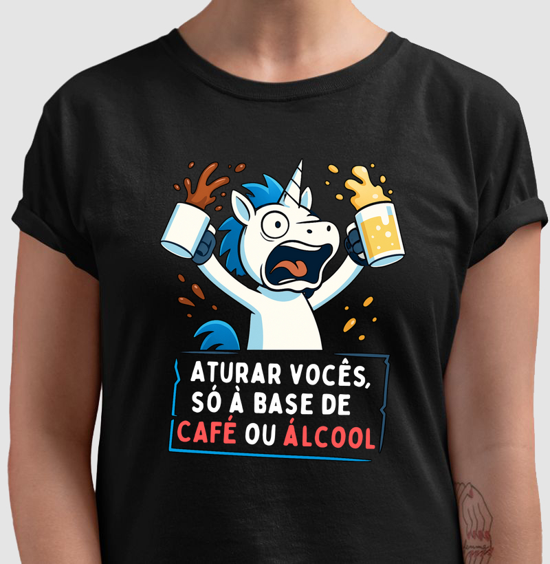 SÓ À BASE DE CAFÉ OU ÁLCOOL