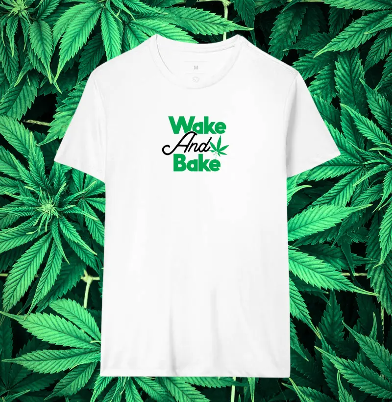Camiseta  Wake and Bake