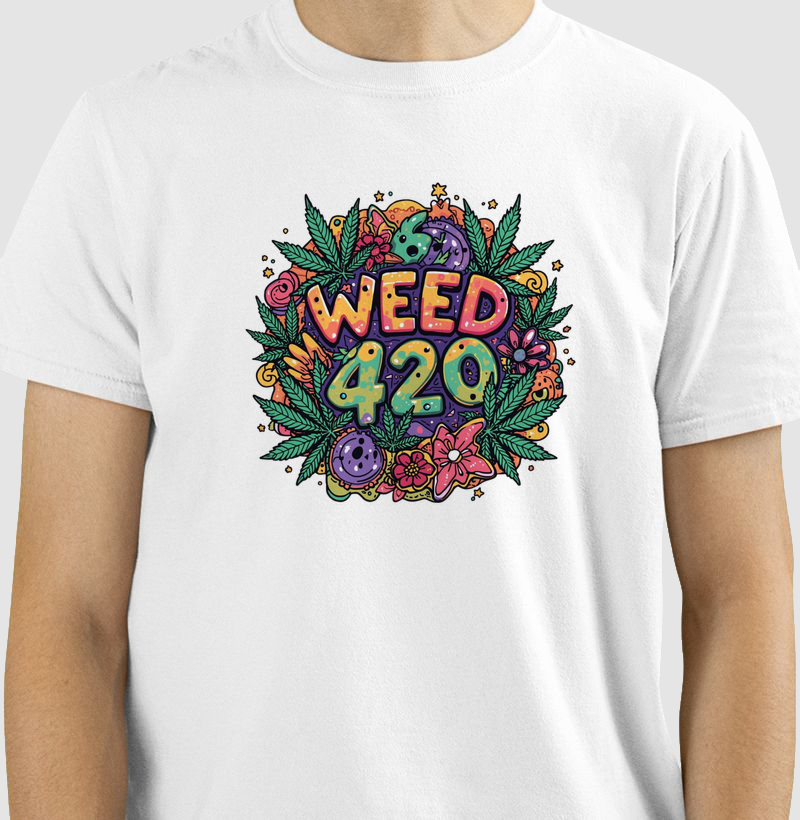 Camiseta Weed 4:20