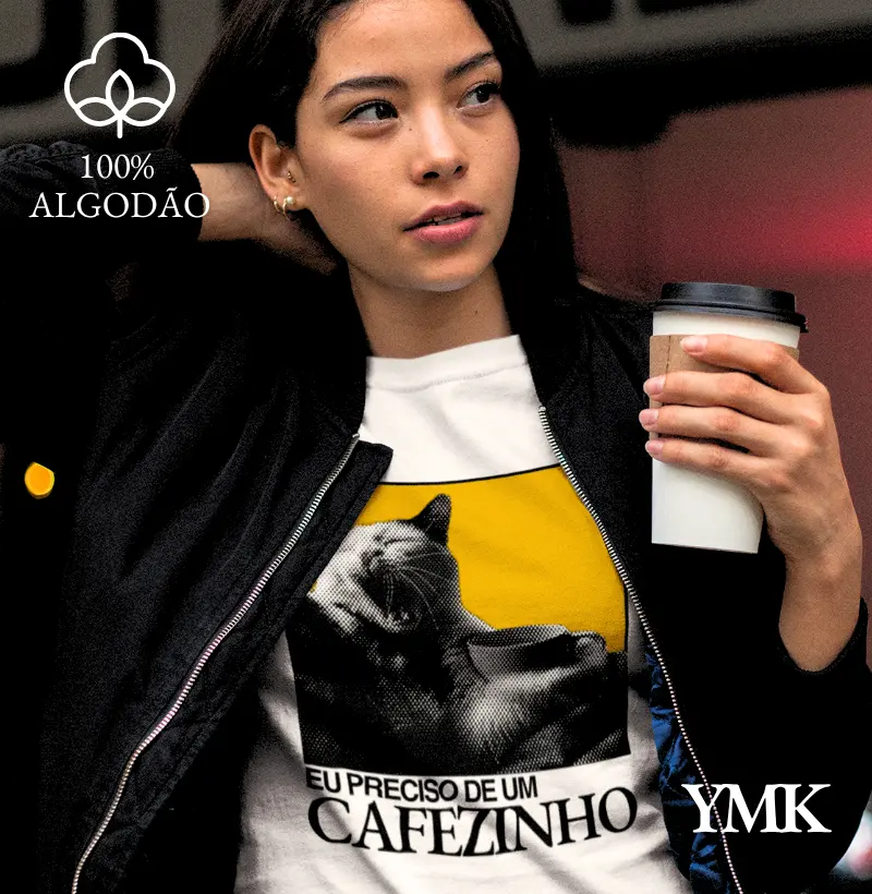 Camiseta Eu preciso de um cafezinho - Quadro (T-Shirt & Baby Look)