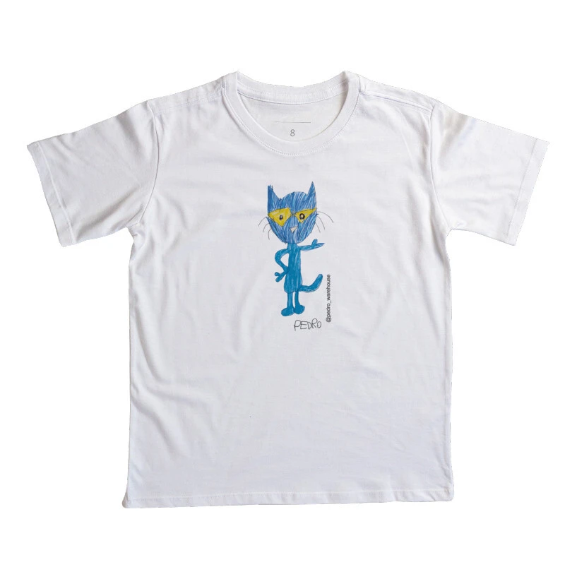 CAMISETA MINI - GATO FIUFIU
