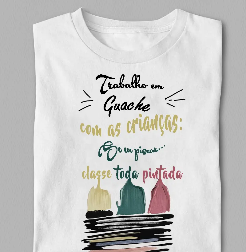 Trabalho Em Guache Com As Crianças