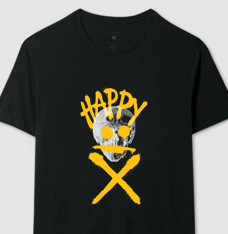 Camiseta Happy Skull