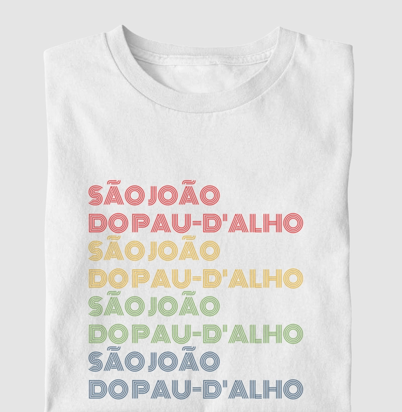 São João do Pau-d'Alho Letreiro Retrô