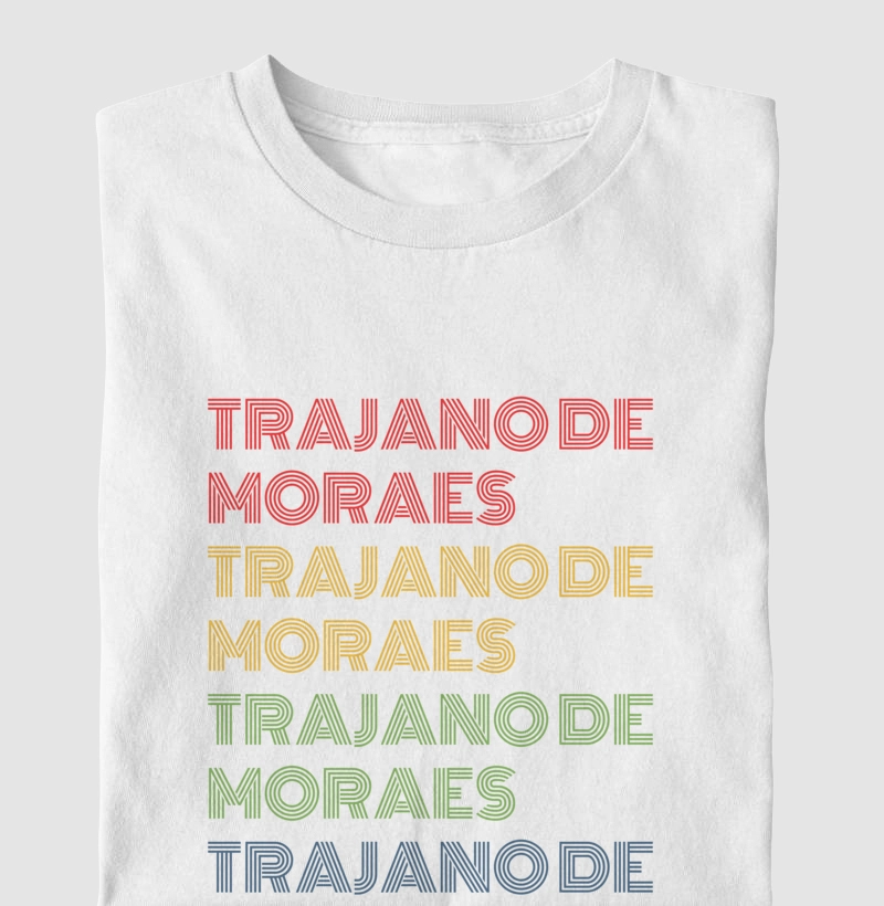 Trajano de Moraes Letreiro Retrô