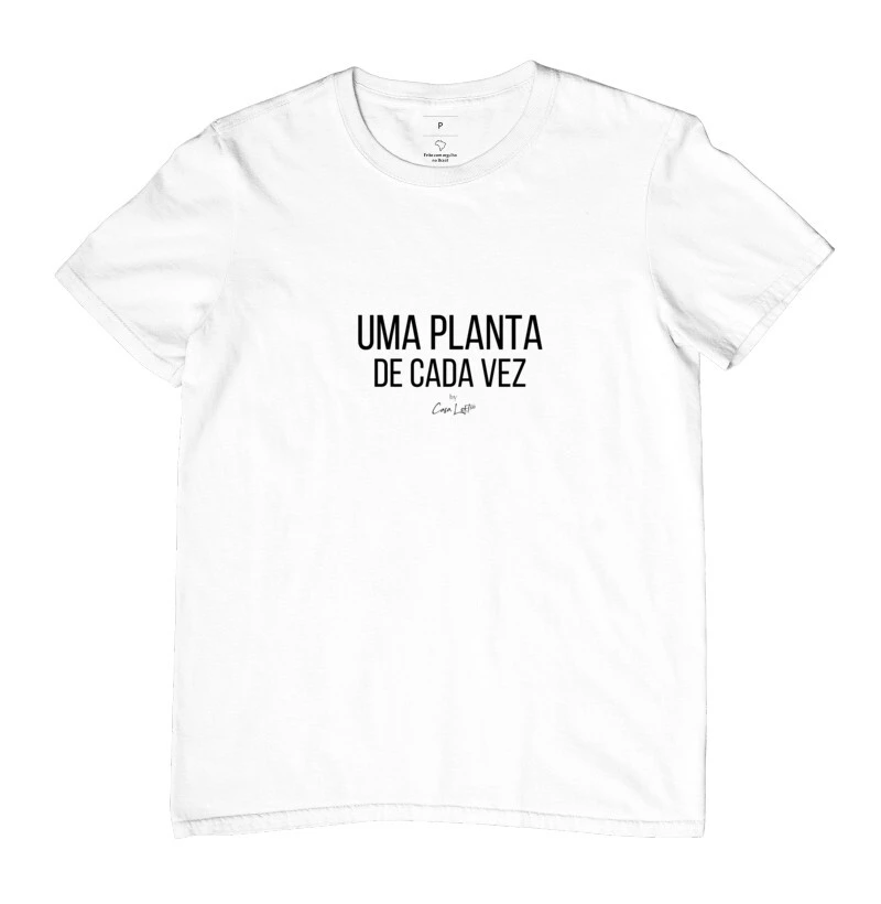 Camiseta Uma Planta de Cada Vez cl320
