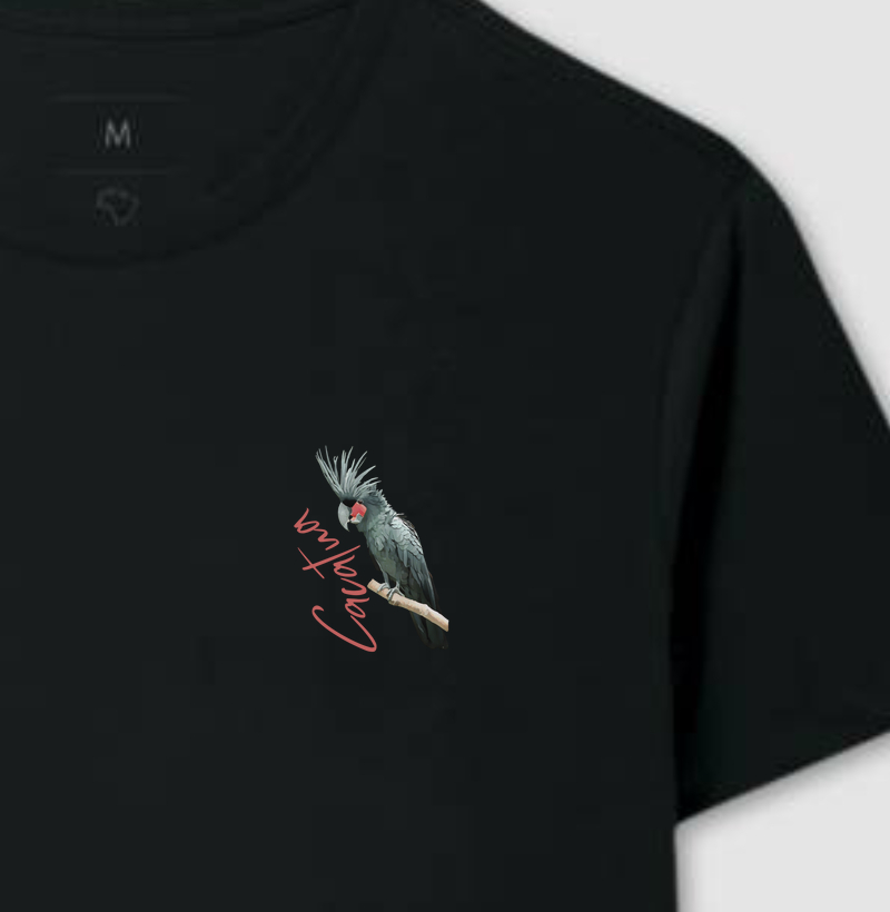Camiseta - Minimalista Cacatua