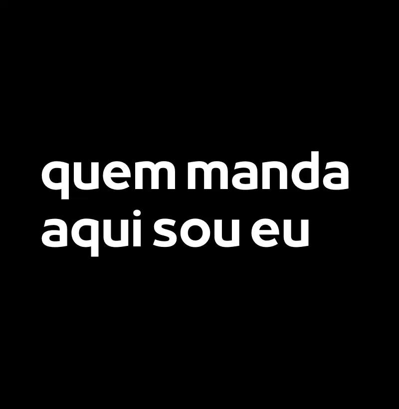 Infantil Quem Manda