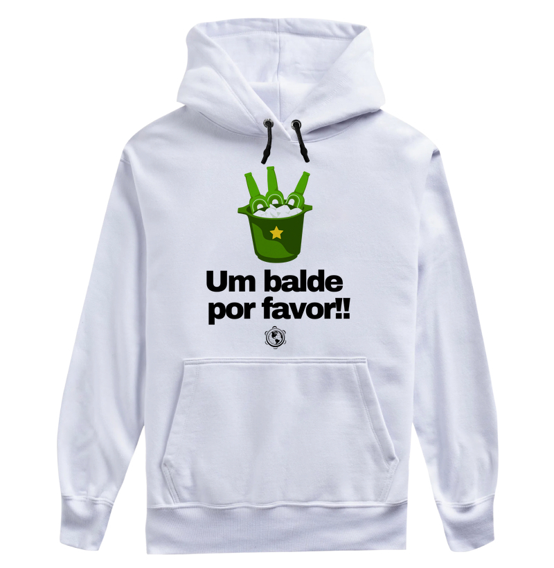 um balde por favor