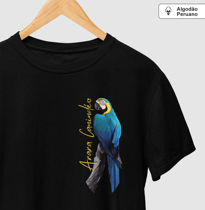 Camiseta Algodão Peruano - Arara Canindé