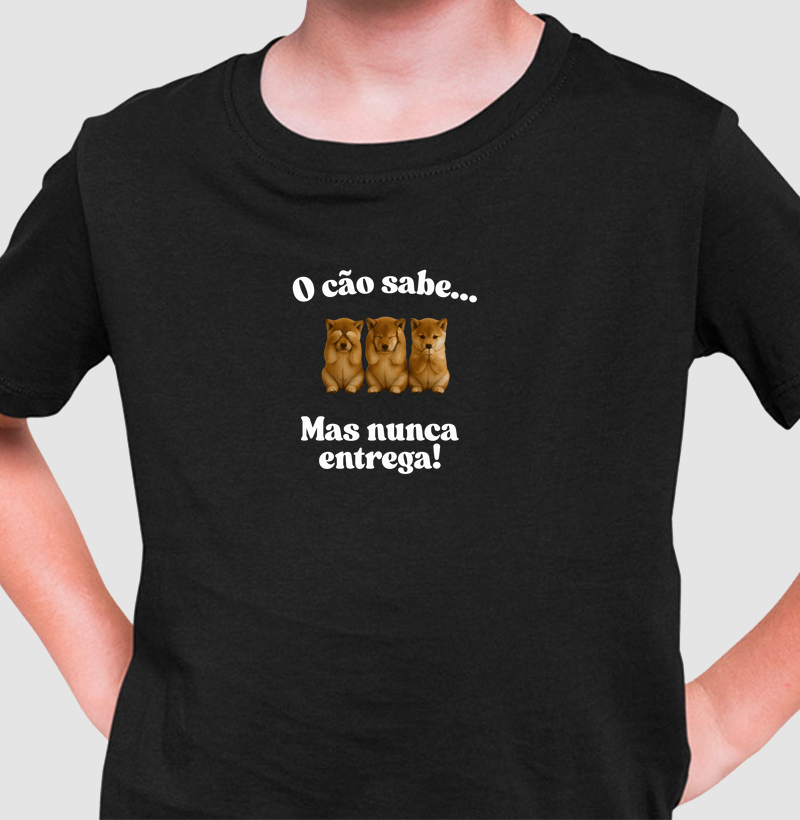 O cão sabe...mas nunca entrega!