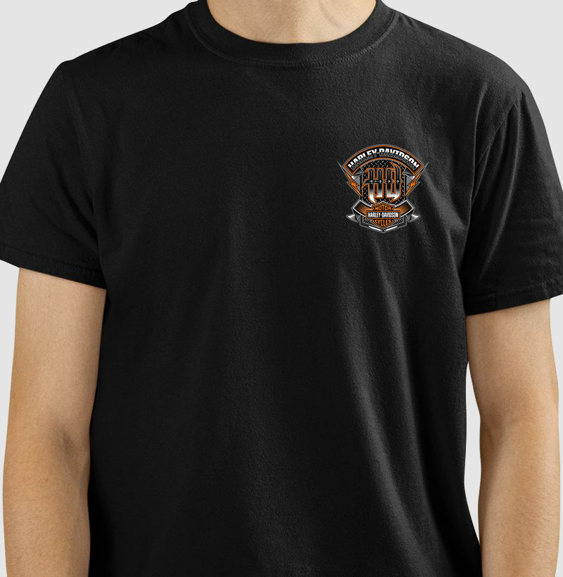 Camiseta Harley HD Minimalista