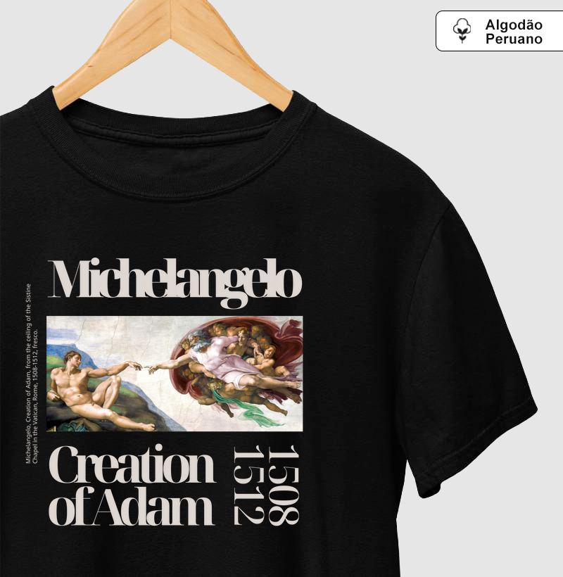 A Criação de Adão (1508-1512) - Michelangelo