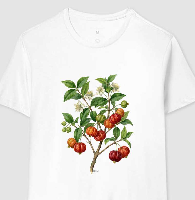 Camiseta Pitanga | Coleção Aquarela Nativa