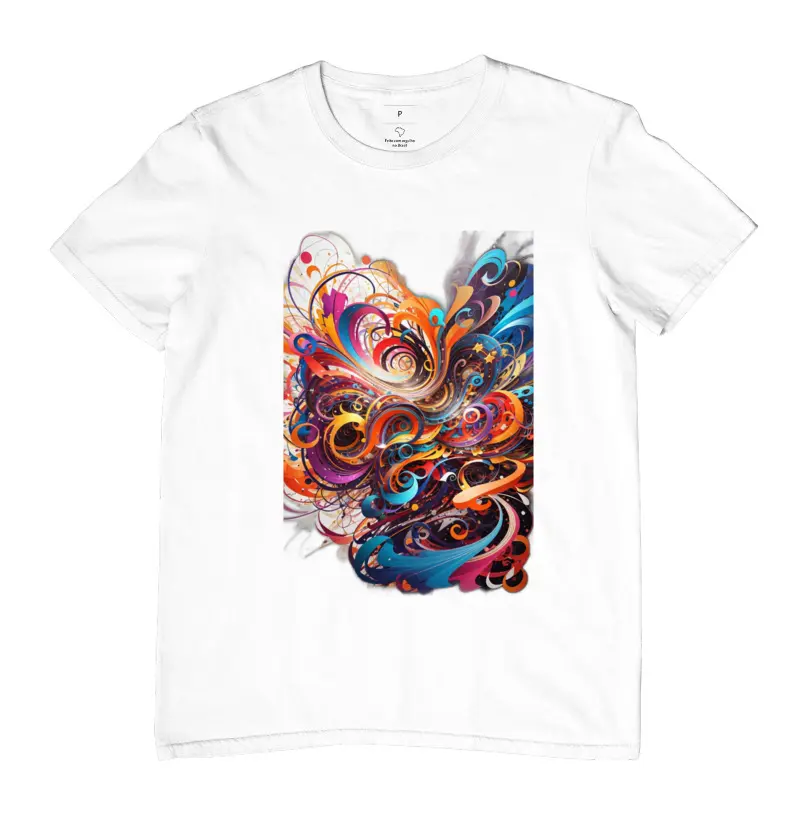 Camiseta | Graffiti Abstrato | manga curta