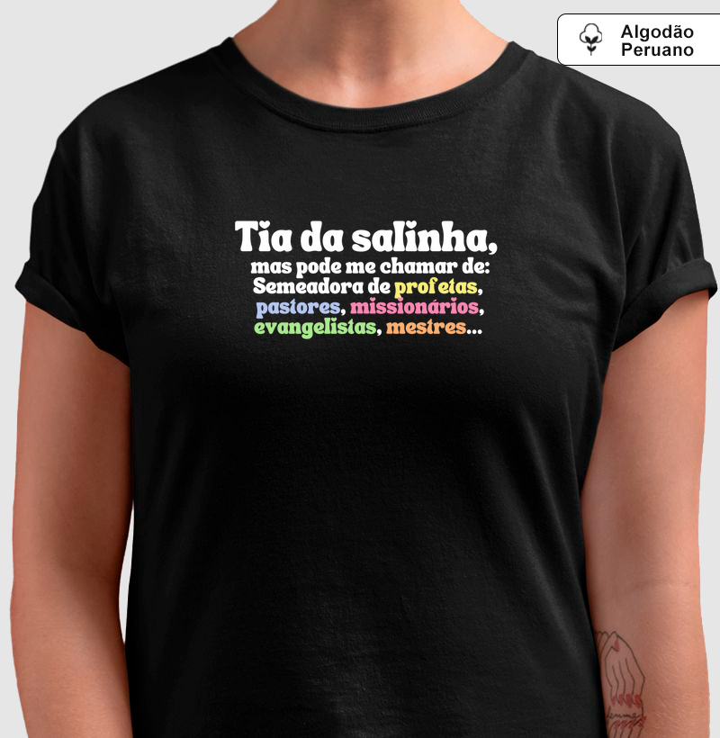 Tia da salinha, mas pode me chamar