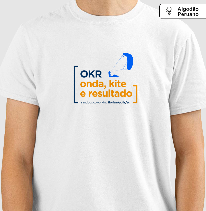 Camiseta em algodão Peruano Kite OKR