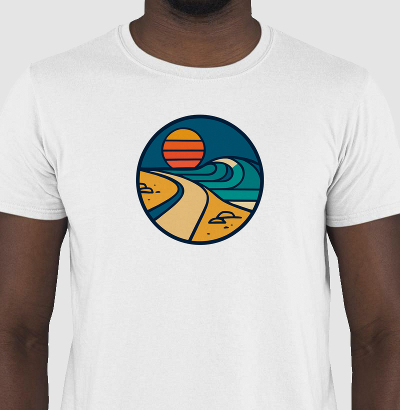 Camiseta Rota da Praia — Trip 80/90 | Posto80