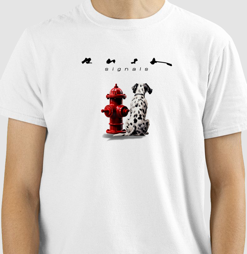 CAMISETA COM ESTAMPA RUSH SIGNALS