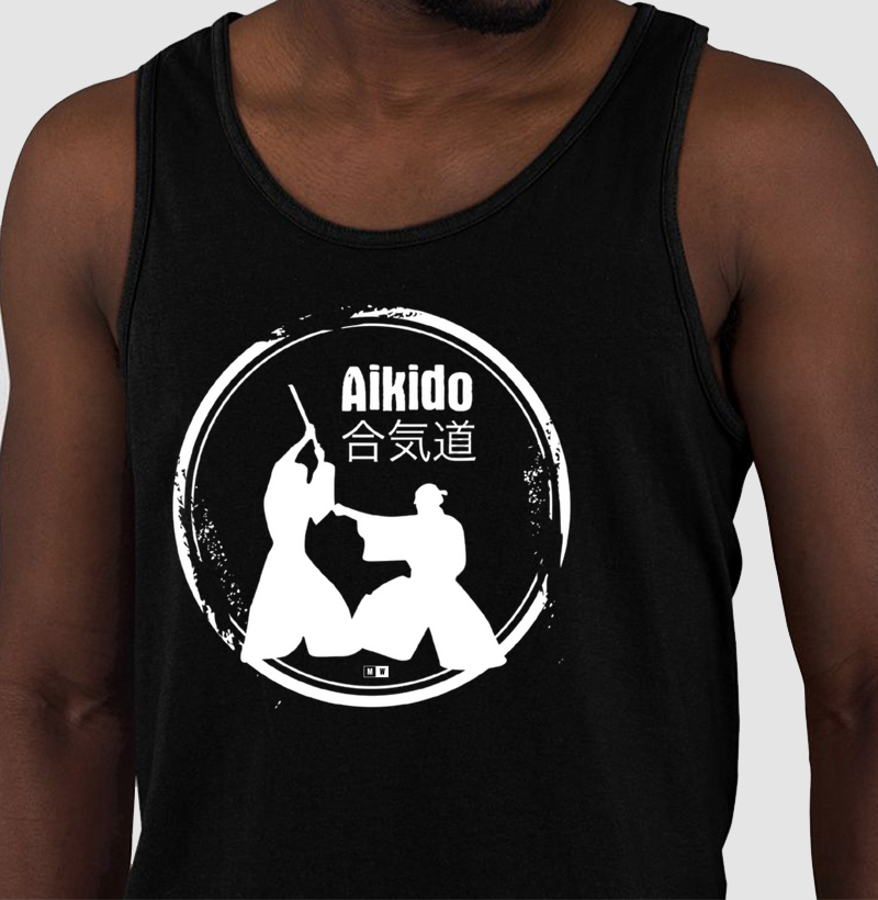 AIKIDO CIRCLE BLACK AND WHITE