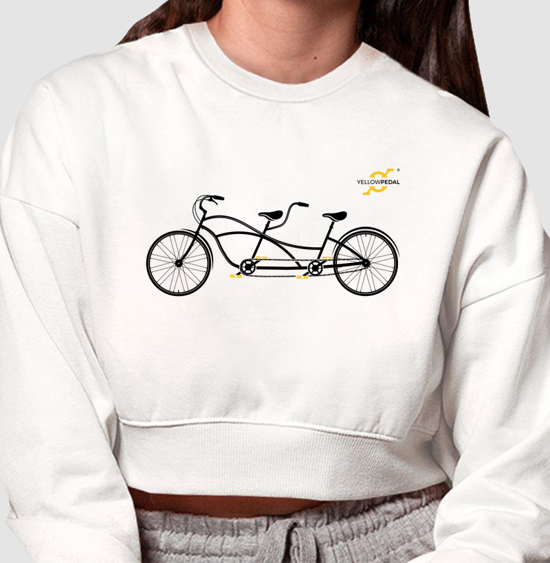 MOLETOM CROPPED YELLOWPEDAL PEDAIS