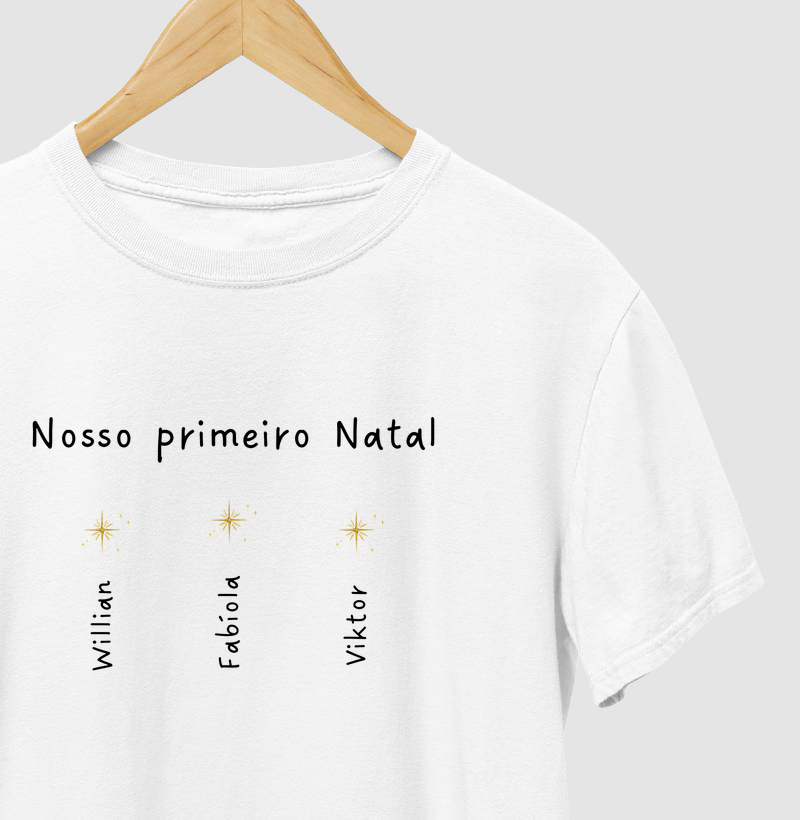 Nosso primeiro Natal - Personalizável
