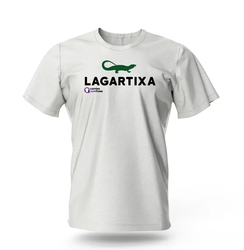 Camisa com Frase - Lagartixa