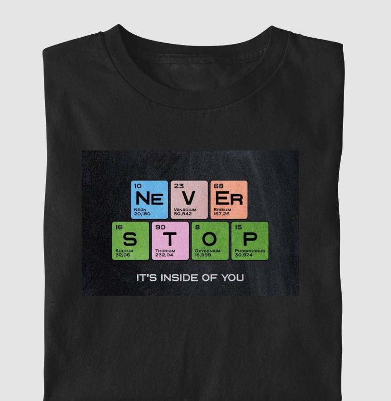 Camisa Never Stop